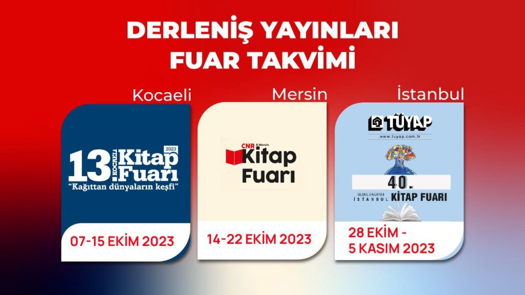 Derleniş Yayınları, 3 fuar ile okurlarla buluşuyor